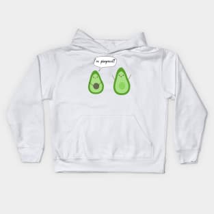 Funny Avocado Cartoon Kids Hoodie